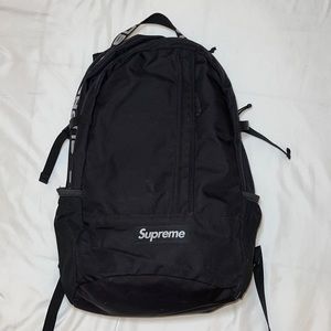 AUTHENTIC Supreme Backpack Black SS18